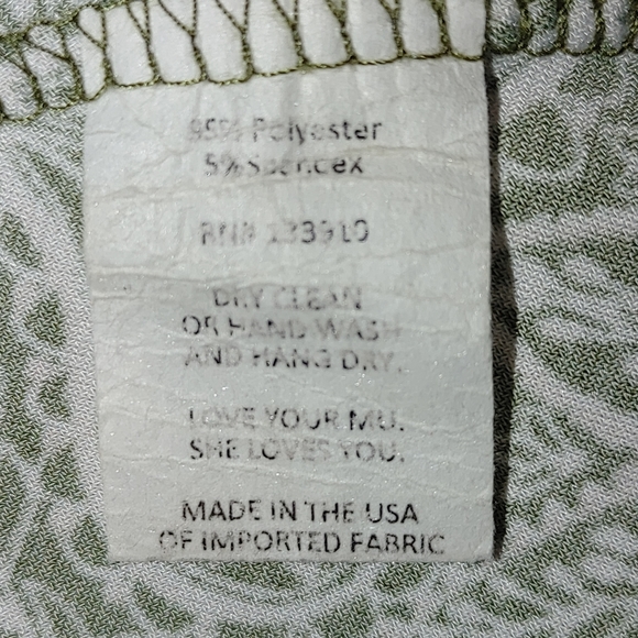 SHOW ME YOUR MUMU OLIVE GREEB "EM" MINI DRESS S - Picture 7 of 7